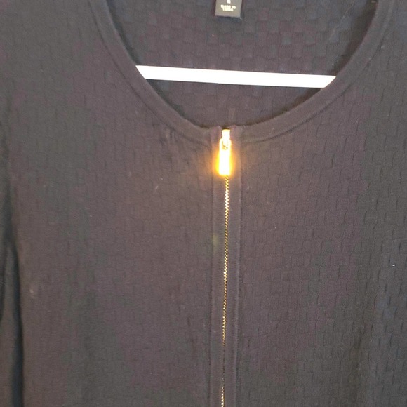Ann Taylor Factory Zip Front Cardigan size M - Picture 2 of 5